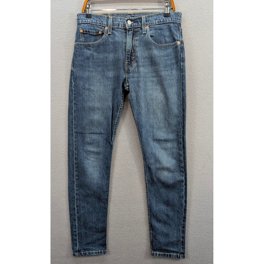 Levi's 512 Jeans Mens 31X32 Blue Slim Taper Denim Medium Wash Stretch 28833-0332